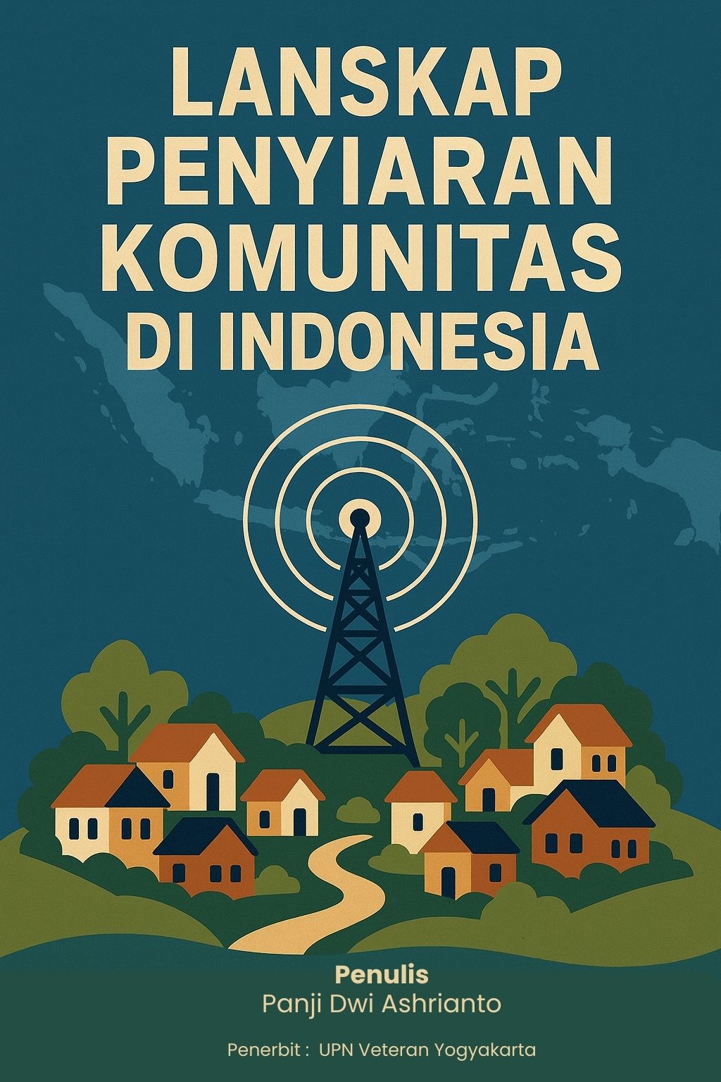 Cover Buku Lanskap Penyiaran Komunitas di Indonesia